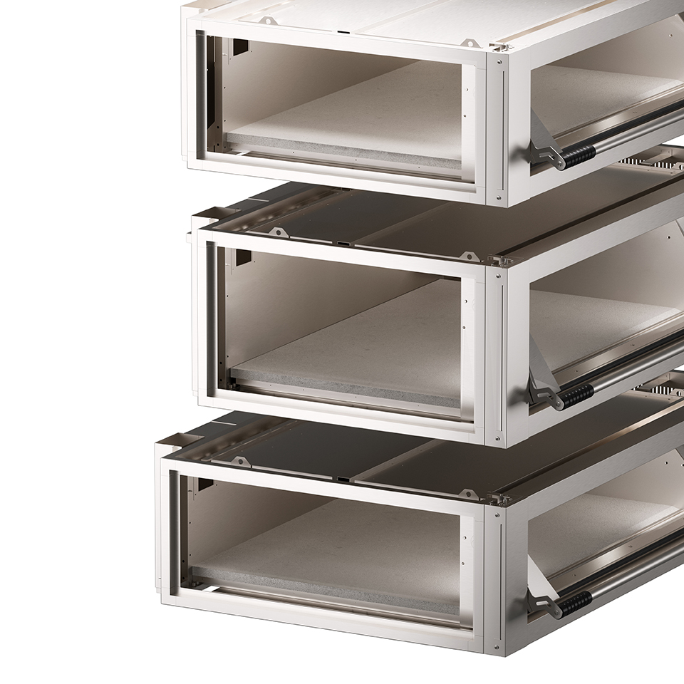 DOMINO Sezione camere - Created at Metaverso Srl for Mondial Forni SpA