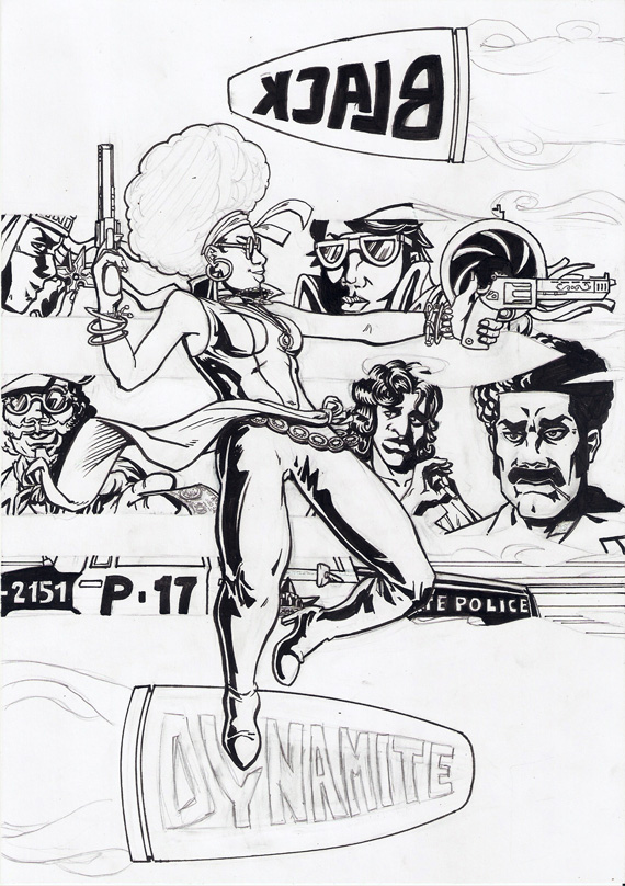 Black Dynamite FanArt (Ink)