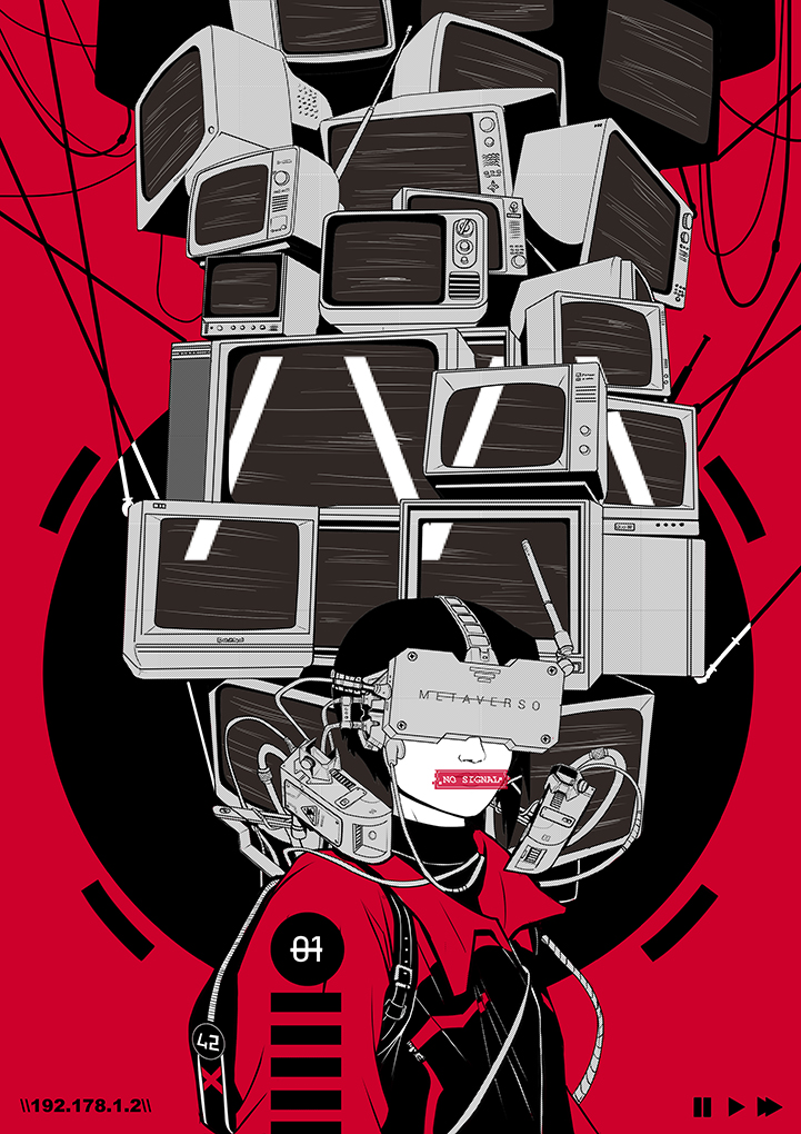 Serial Experiments Lain - Created for Metaverso Srl
