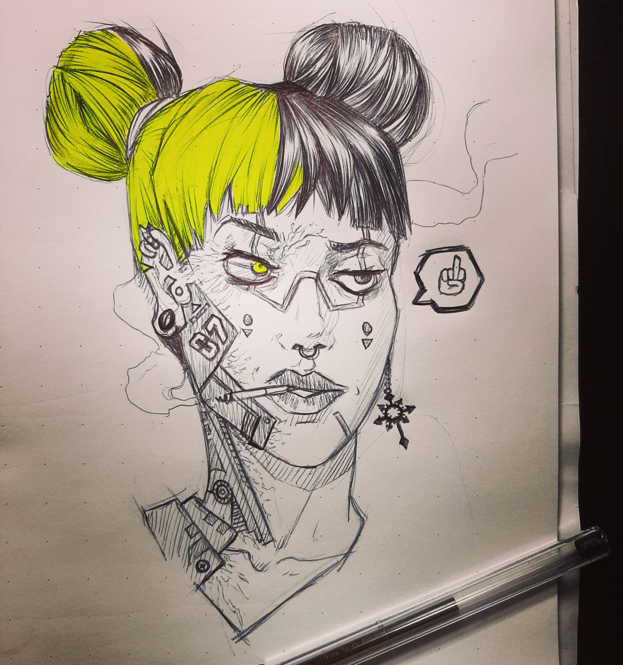 Cyber angrygirl