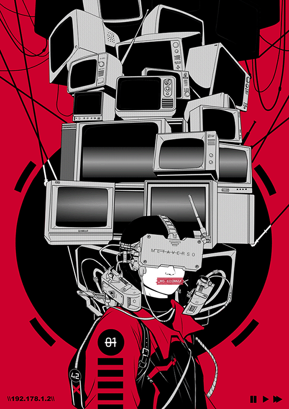 Serial Experiments Lain - Created for Metaverso Srl